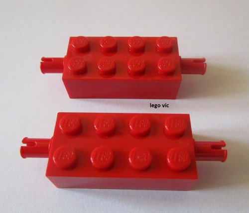 Lego 6249 red brick 2x4 - x2,