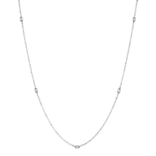 Collana con diamanti catena - collana, a