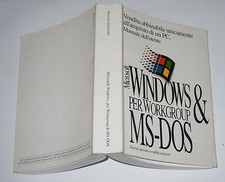 Manuale dell'utente MICROSOFT WINDOWS & MS-DOS 6.22 per Workgroup 1994 Pc Guida