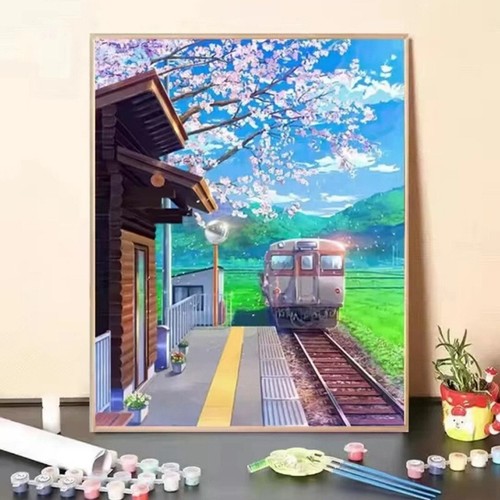 Treno selvaggio paesaggio