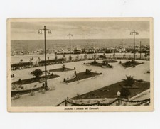 Rimini 1933 Kursaal Aiuole Cartolina Viaggiata