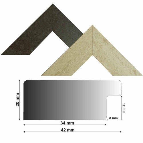 Striscia 459 bianco - , grigio