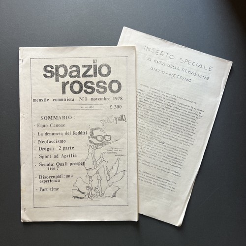 Spazio rosso mensile - rosso.,