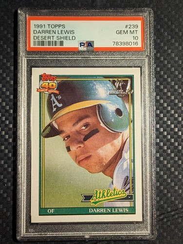 Carta baseball 1991 topps - baseball,