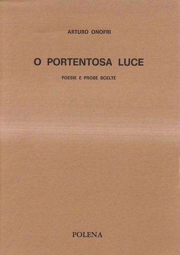 Arturo onofri o - onofri, portentosa