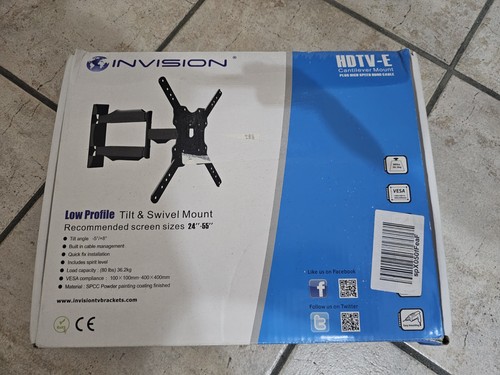 Invision hdtv supporto a - invision, hdtv-e