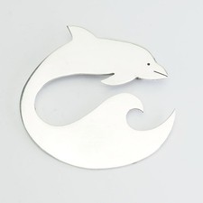 Divertimento Vintage L Rotondo Sterling 925 Argento Vivaci Delfino Spilla Mexico