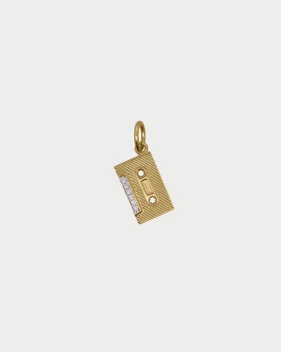 Charm vintage tape - charm, des