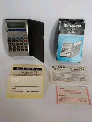 Calcolatrice vintage sharp - vintage,