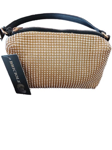 Pochette con glitter oro - pochette,