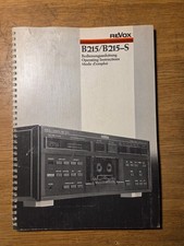 Revox b215 original owner - revox, s