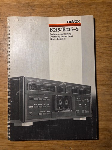 Revox b215 original owner - b215,