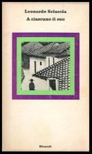 A CIASCUNO IL SUO - 2 ED LS di SCIASCIA LEONARDO