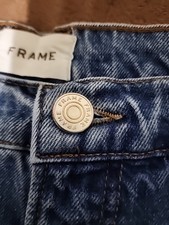Jeans con montatura. Blu