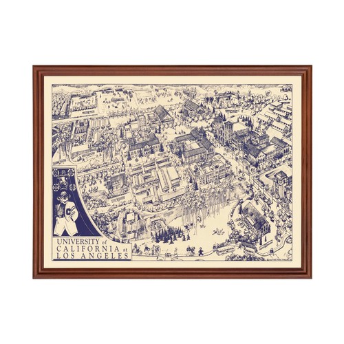 Vecchia mappa dell università - vecchia,