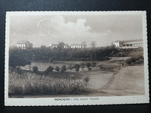 Cartolina moncalvo villa - cartolina, comm