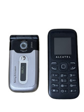 Lotto Cellulari SONY ERICSSON Z550i e ALCATEL - funzionanti e con caricabatterie