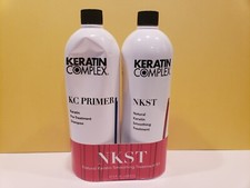 Keratin Complex ~ KC PRIMER/NKST ~ 67,6 CIASCUNO ~ set enorme ~ nuovo senza scatola bottiglie enormi