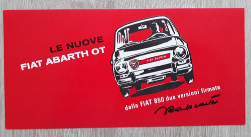 Fiat abarth depliant - depliant, /