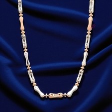 Collana da uomo in platino e