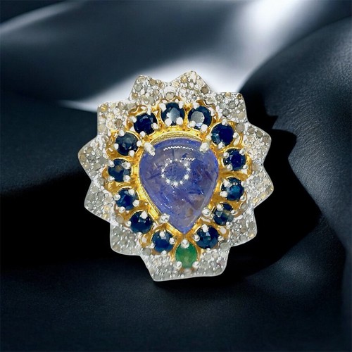 Anello tanzanite pera - anello, a