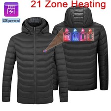 Cappotto elettrico uomo donna giacca riscaldata USB invernale riscaldante scaldacorpo