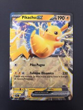 Carta Pokemon Pikachu EX 063/193 ULTRA RARA IT - Evoluzioni a Paldea - ITALIANO