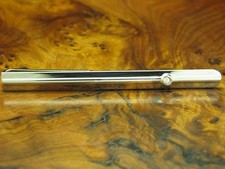 925 Argento Sterling Spilla per Cravatta Con Zirconi Incastonati / Vero / 10,7g