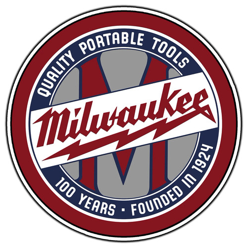 Adesivo milwaukee 100 anni - adesivo,