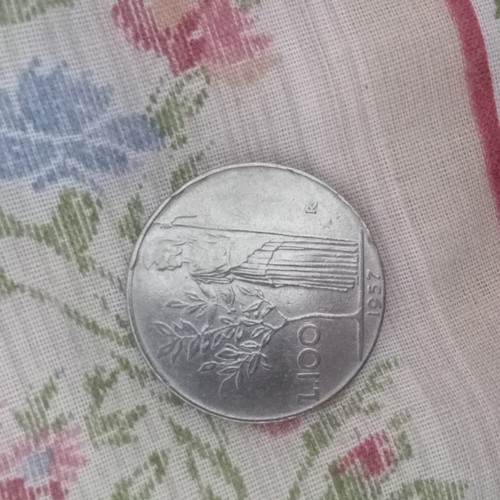 100 lire del - , 1957