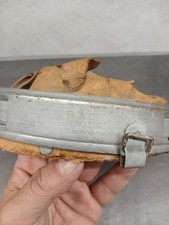 Casco in acciaio originale WH fodera interna di Litzmannstadt