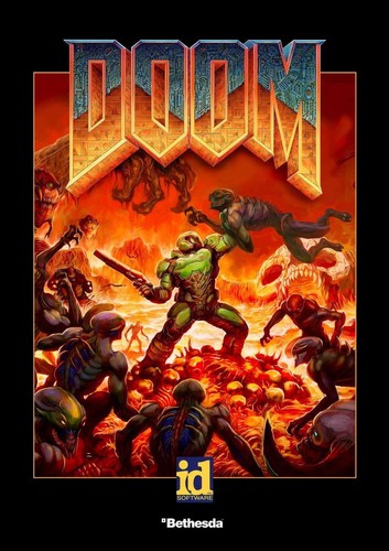 62935 doom game poster stampa - doom,