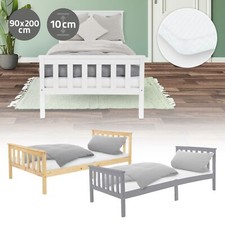 Letto singolo legno - , massiccio