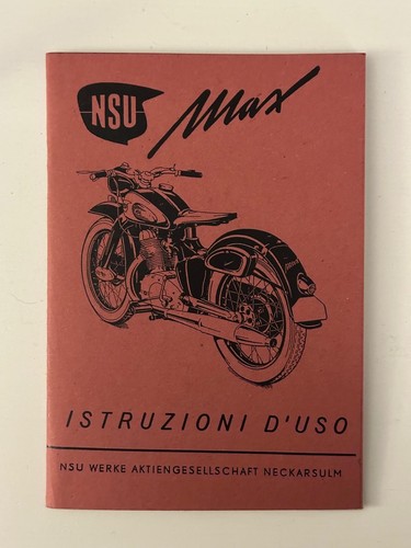 Nsu max istruzioni uso - -,