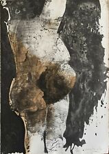 Carlo Mattioli litografia 1964 Nudo femminile 65x46 firmato numerato pubblicato