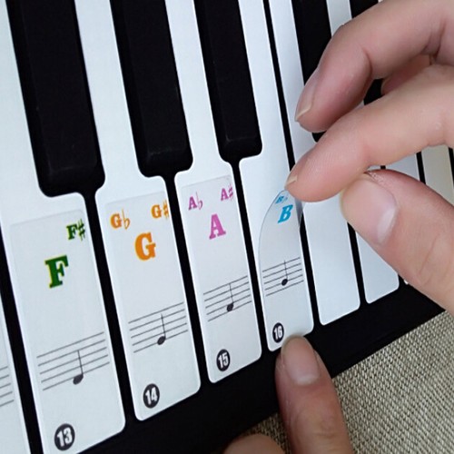 Adesivi tastiera pianoforte