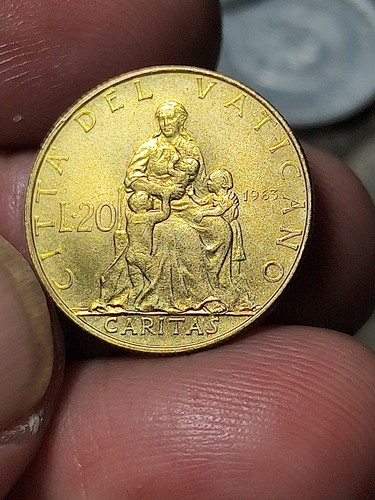Vaticano moneta lire - lire, 1963