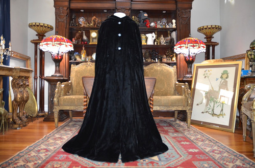Mantello vintage anni nero - vintage,