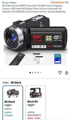 Videocamera 64mp - videocamera,