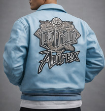 NEW Mens Avirex Sky Blue
