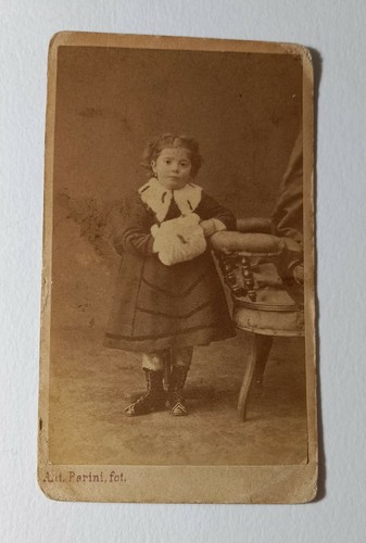 Cdv bellissima bambina - bambina, con