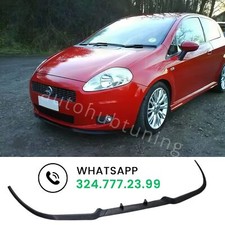 LAMA FRONTALE ✨FIAT PUNTO EVO GRANDE SOTTO PARAURTI SPLITTER SPOILER ANTERIORE