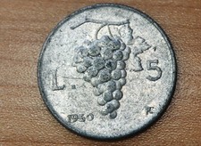 1950 Italy 5 Lire
