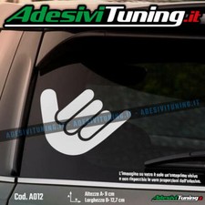 Adesivo Mano Chiamami Negativo