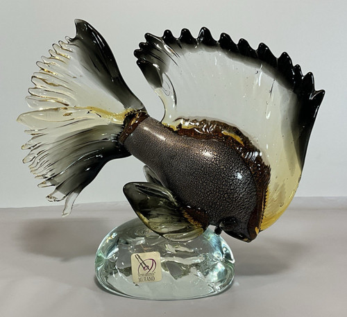 Grande scultura pesce - , angelo