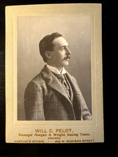 Foto Will C. Pelot Morgan & Wright Bicycle Racing Team Manager (c.1895-1905)