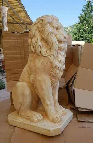 Statua scultura leone - leone, cm
