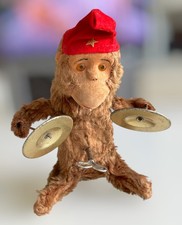 Scimmia con i Piatti Giocattolo d’ epoca