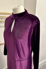 Abito Sosandar velluto swing