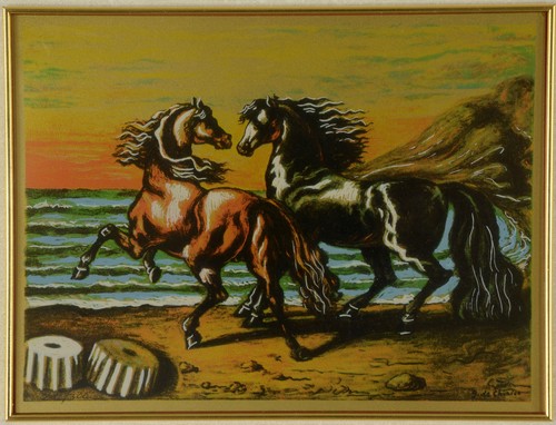Chirico giorgio cavalli - giorgio, "cavalli"